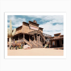 Old Western Saloon Art Print