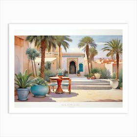 Moroccan Garden Art Print