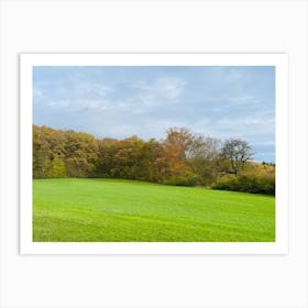 Autumn In A Field Art Print