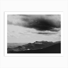 'Clouds Over The Mountains', Table Rock, South Carolina Art Print