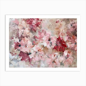 Pink Flowers 11 Art Print