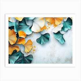 Ginkgo Leaves 17 Art Print