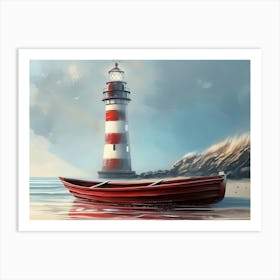 Lighthouse 3 Art Print