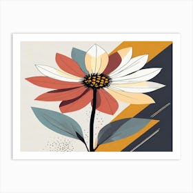 Abstract Flower 6 Art Print