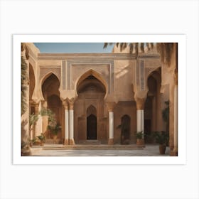 Arabic architectural 3 Art Print