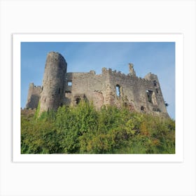 Castle at Laugharne, Wales Art Print