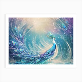 Spirit Peacock 4 Art Print