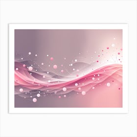 Abstract Pink VECTOR ART Art Print