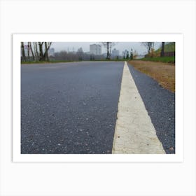 Asphalt Road Art Print