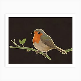 Robin 25 Art Print