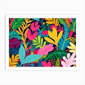 Tropical Leaves 1 Art Print