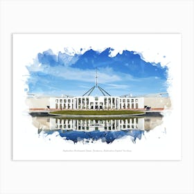 Australian Parliament House, Canberra, Australian Capital Territory Art Print