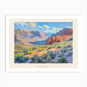 Western Landscapes Red Rock Canyon Nevada 1 Poster Art Print