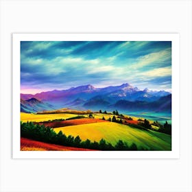 Landscape Painting 18 Art Print