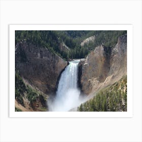 Yellowstone Falls Art Print