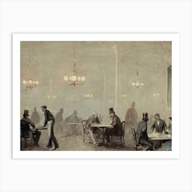 Decadent Bar Scene Art Print