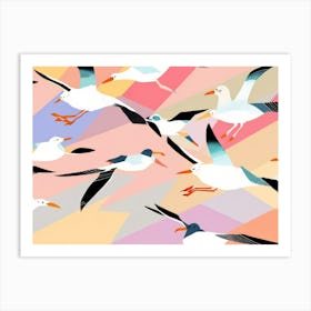 Seagulls 8 Art Print