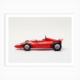 Toy Car Red Race Car Art Print