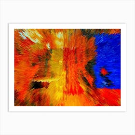 Acrylic Extruded Painting 157 Art Print