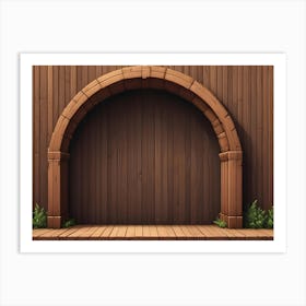 Wooden Door 1 Art Print