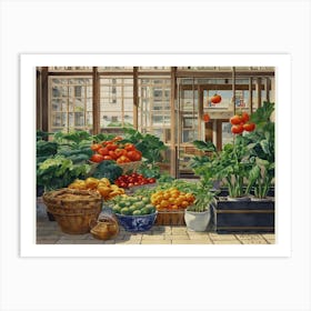 Vegetable Garden 1 Art Print