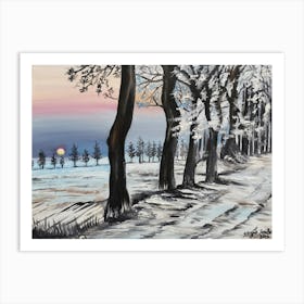 White Winter Art Print