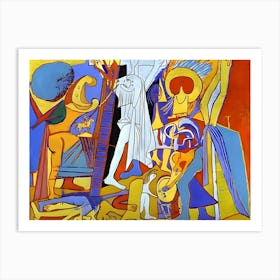 Christ On The Cross by Pablo Picasso Art Print