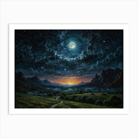 Landscape Celestial Art Print