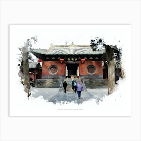 Shaolin Scenic Area, Henan, China Art Print