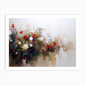 Abstract Of Flowers Art Print