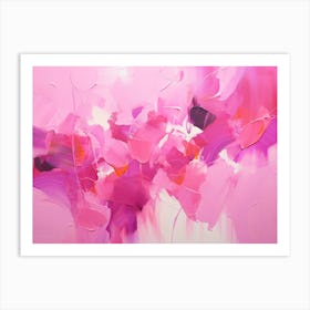 Abstract Pink Painting 4 Art Print