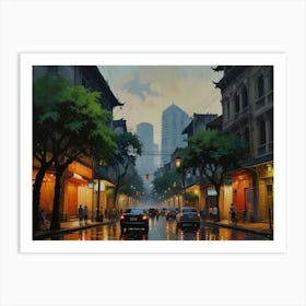 Hanoi City  Art Print