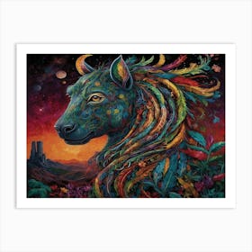 Horse Of The Night 2 Art Print