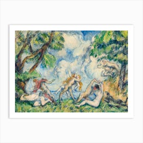 The Battle Of Love, Paul Cézanne Art Print