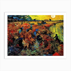 Vincent Van Gogh The Red Vineyard Art Print