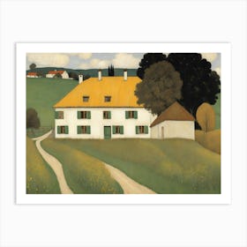 House In The Countryside Art Print