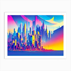 Cityscape 65 Art Print