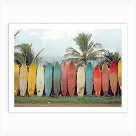 Surfboards 7 Art Print