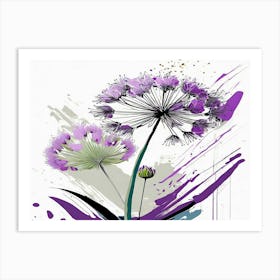 Allium 11 Art Print