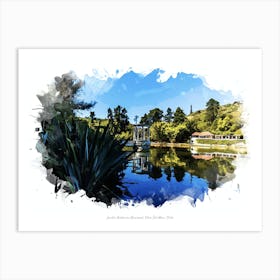 Jardín Botánico Nacional, Viña Del Mar, Chile Art Print