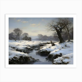 Winter Scene Art Print