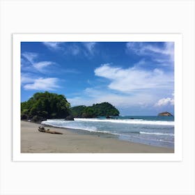 Beach in Manuel Antonio, Costa Rica Art Print