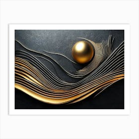 3d Modern Artwork Art Print