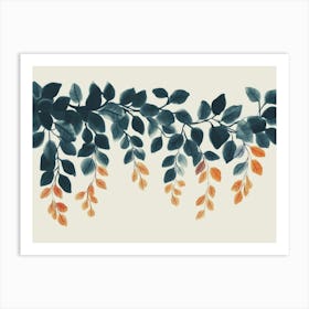 Branches With Leaves Artwork 1 Art Print