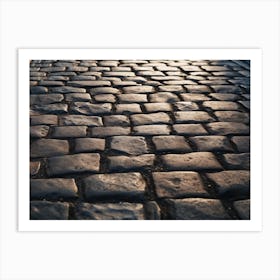 Cobblestone Road 5 Art Print