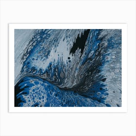 Blue Wave Art Print