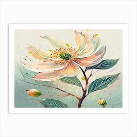 Flower Painting 12 Art Print