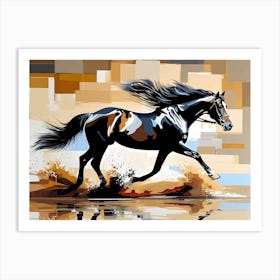 Modern Horse Art, 110 Art Print