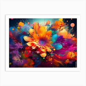 Mindblowing Flowers Art Print