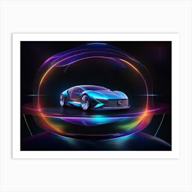 Futuristic Car 25 Art Print